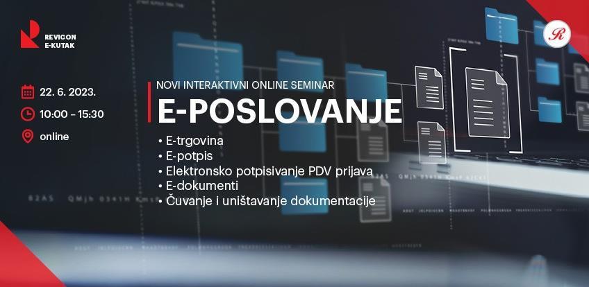 E POSLOVANJE